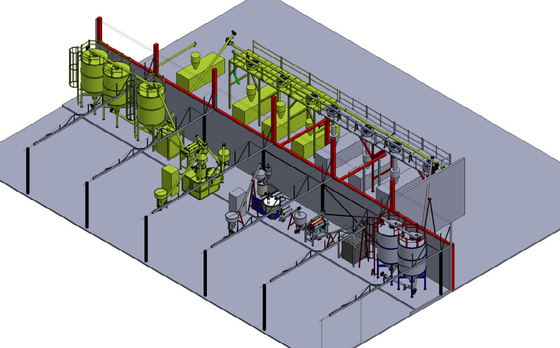 Extruder Feeding PVC Dosing Mixing System For Plastic Industrial