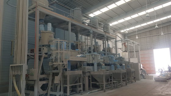 Fully Automatic Powder Mixing Weighing Conveying System For PVC Pipe Extrusion