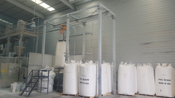 Fully Automatic Powder Mixing Weighing Conveying System For PVC Pipe Extrusion
