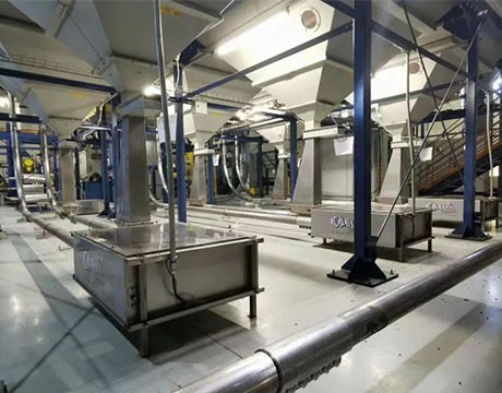 Stainless Steel Conveyor Chain System For Food Powders