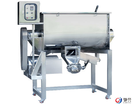 Horizontal Ribbon Blender Powder Mixer With Vacuum Conveyor
