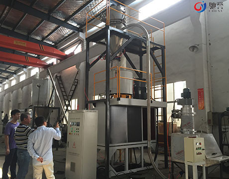 Auto Feeding Pneumatic Conveying System For PVC Powder Mixer And Extruder