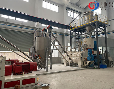 Automatic Feeding Transport System For Powder Mixer With Screw Conveyor