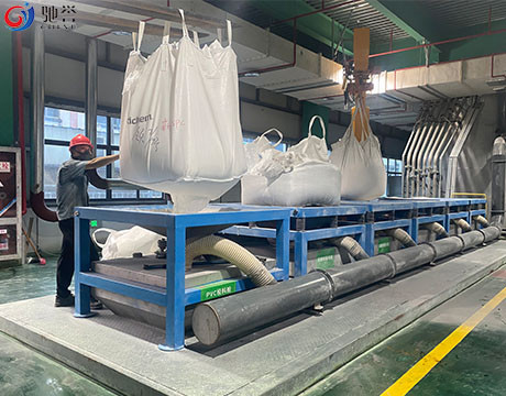 Automatic Feeding Weighing Mixing Conveying System For SPC Floor Production Line