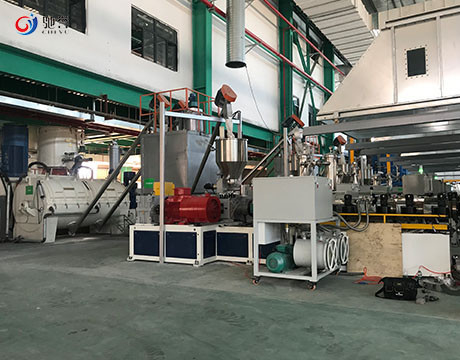 Automatic Feeding Dosing Mixing Compounding System For SPC/WPC/LVT Floor Extruder Line