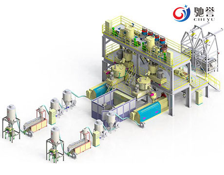 Powder Automatic Dosing Mixing Conveying System For PVC Cable