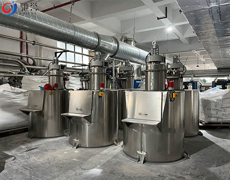 Auto Feeding Dosing Mixing System For SPC/WPC/LVT Floor Extrusion Line
