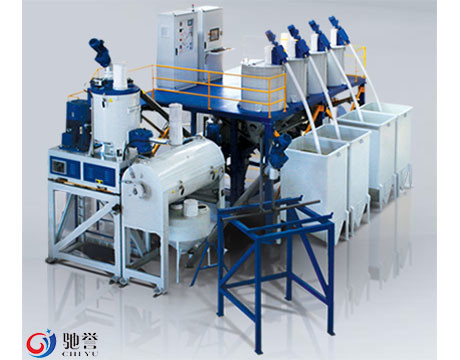 Powder Dosing Mixing System For PVC Extrusion Line