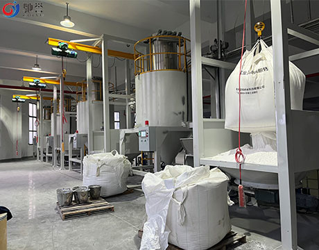 Powder Dosing Mixing System For PVC Extrusion Line